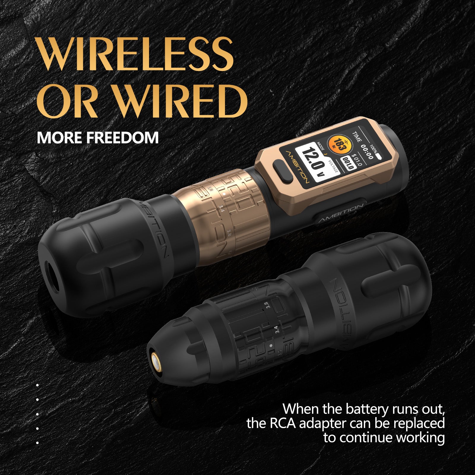 Ambition Soldier Pro 520 Wireless Tattoo PMU Machine