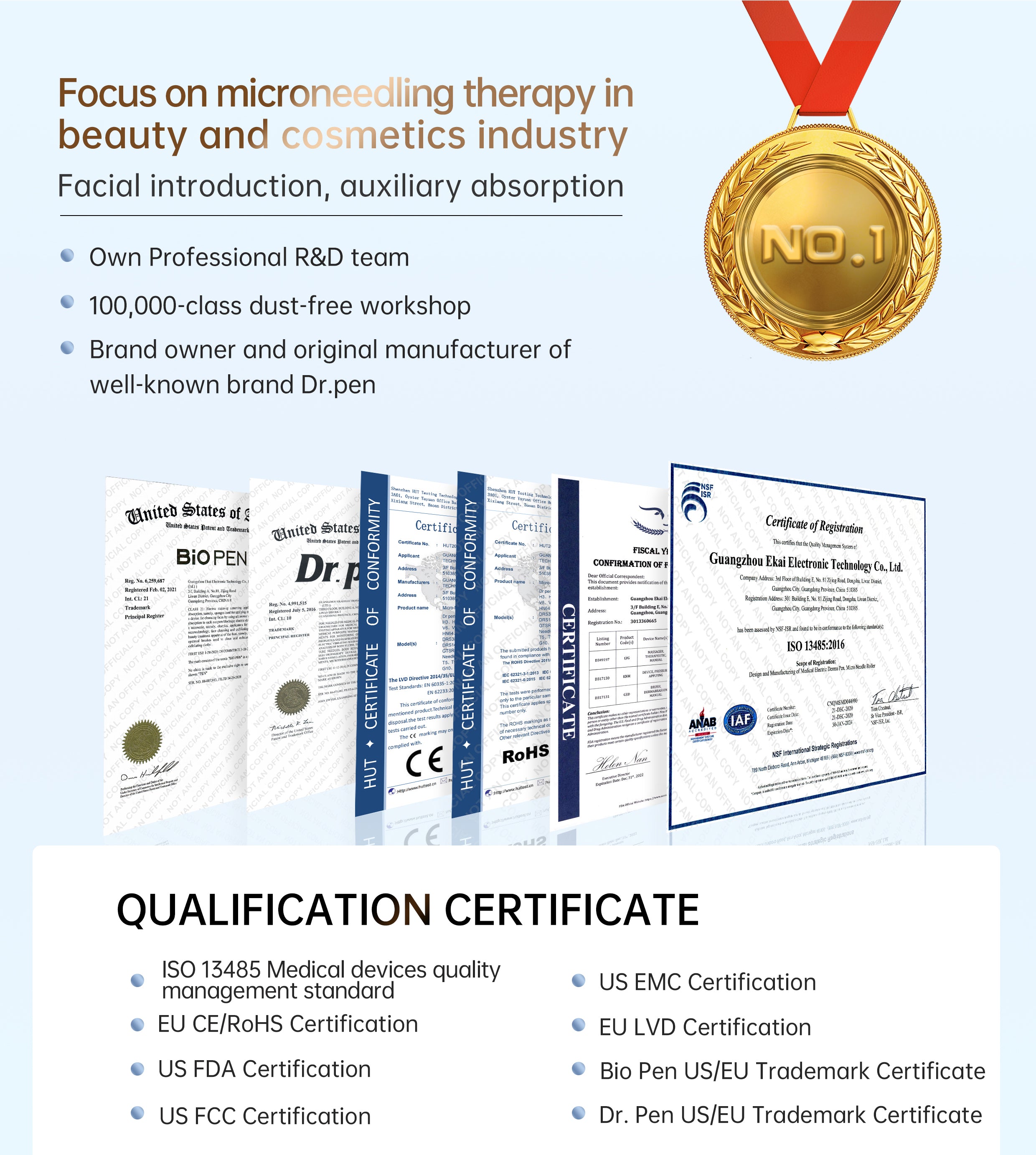 Bio Pen Q2 von Dr. Pen 3-in-1 Microneedling Pen mit LED-Lichttherapie und Mikrostrom