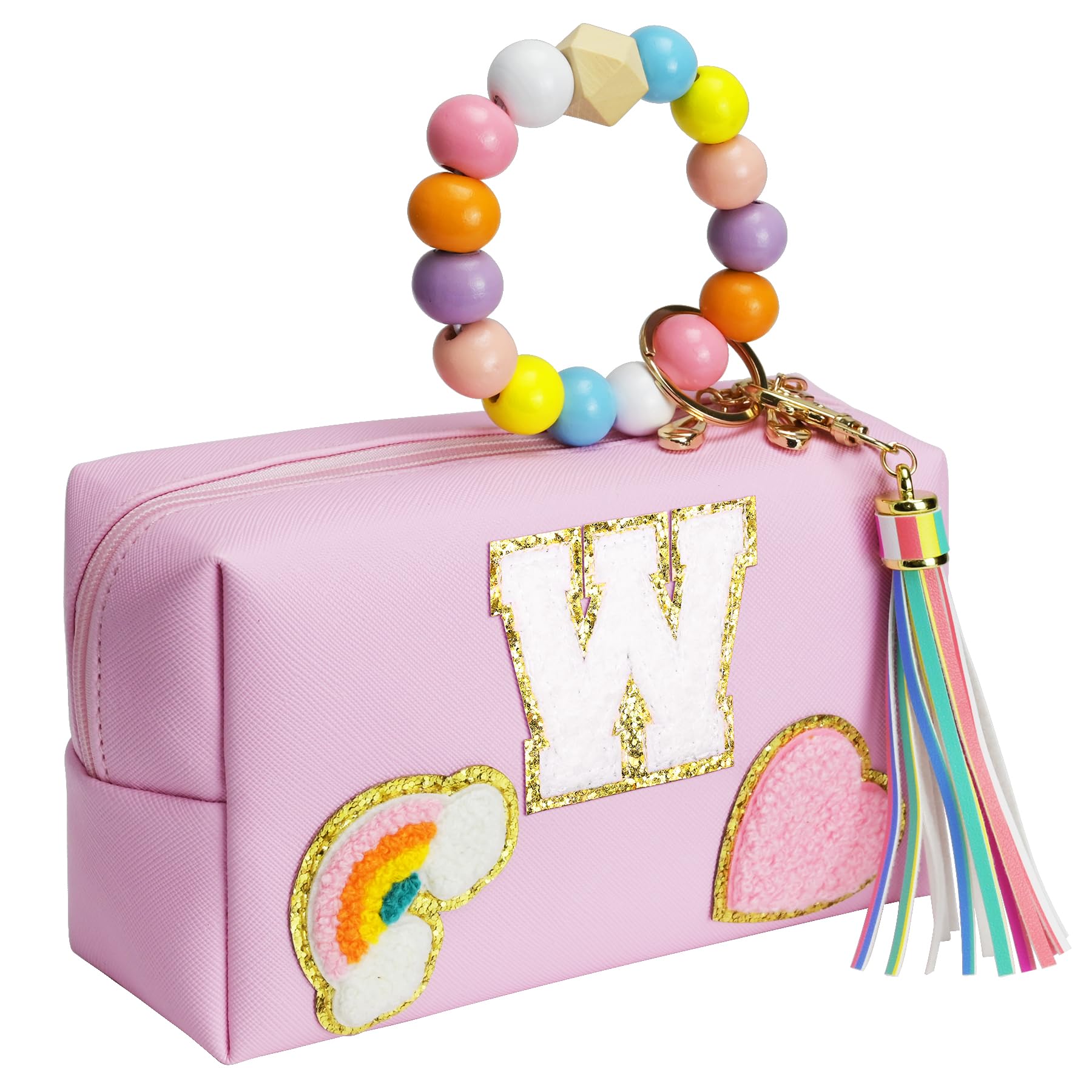 Birthday Gifts for Kids 4 5 6 7 8 9 10 11 12 year Old, Girl gifts Skin Care, Letter Pouch Cosmetic Toiletry Bag, Personalized Gift for Girl, Gift Bags