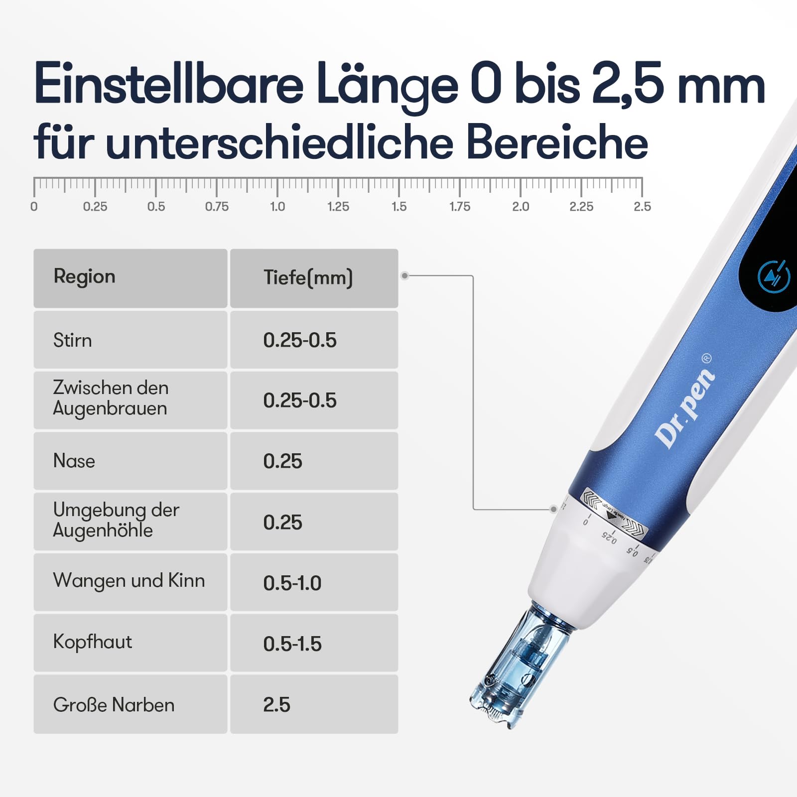 Dr. Pen Ultima A11 Microneedling Pen - Effective Against Wrinkles Intelligent Sensor Base, Comfortable Wireless Design, Ideal for Beauty Salons & Home