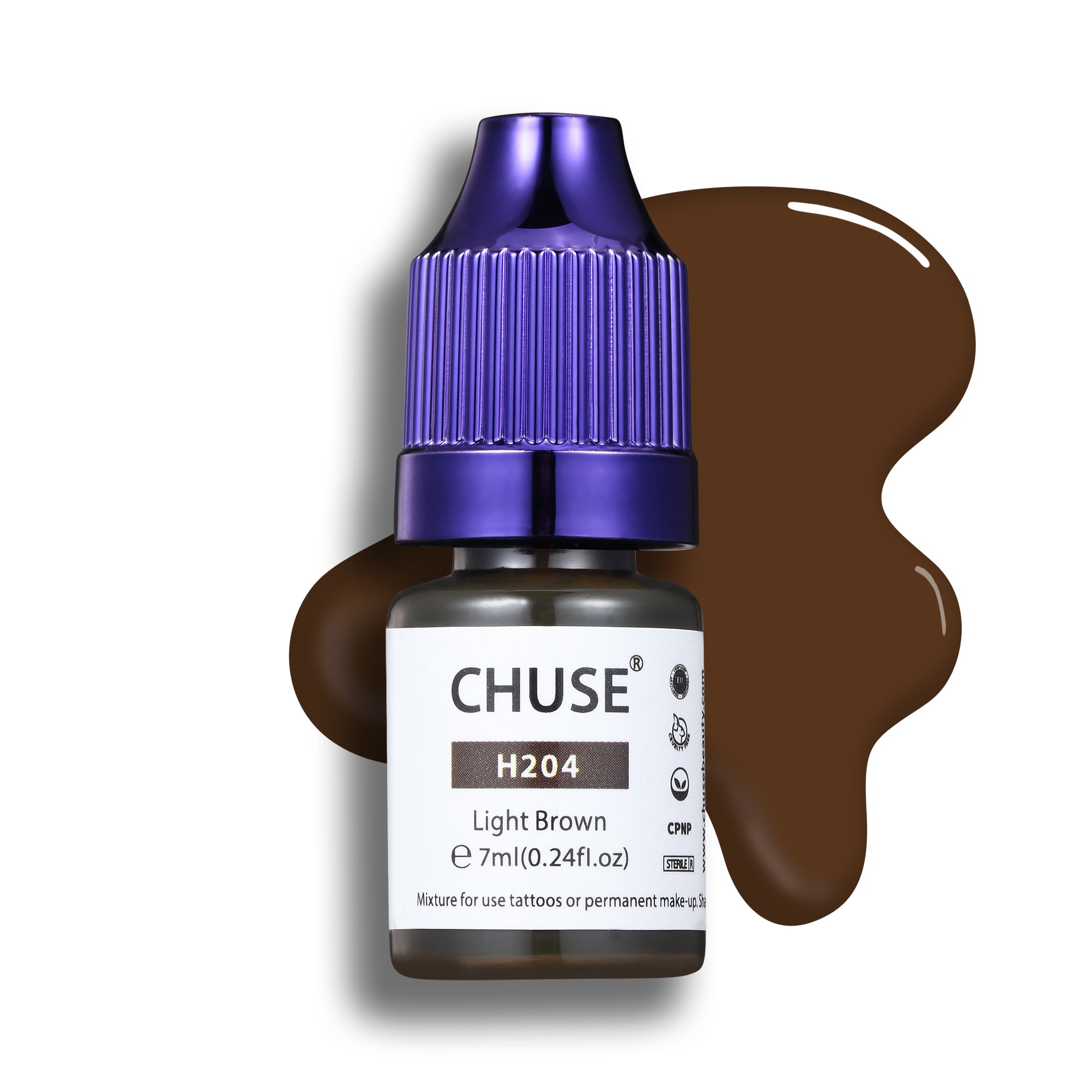 CHUSE PMU Hybrid Flüssige Augenbrauenpigmente 0,24 oz/7ml (H204 Hellbraun)