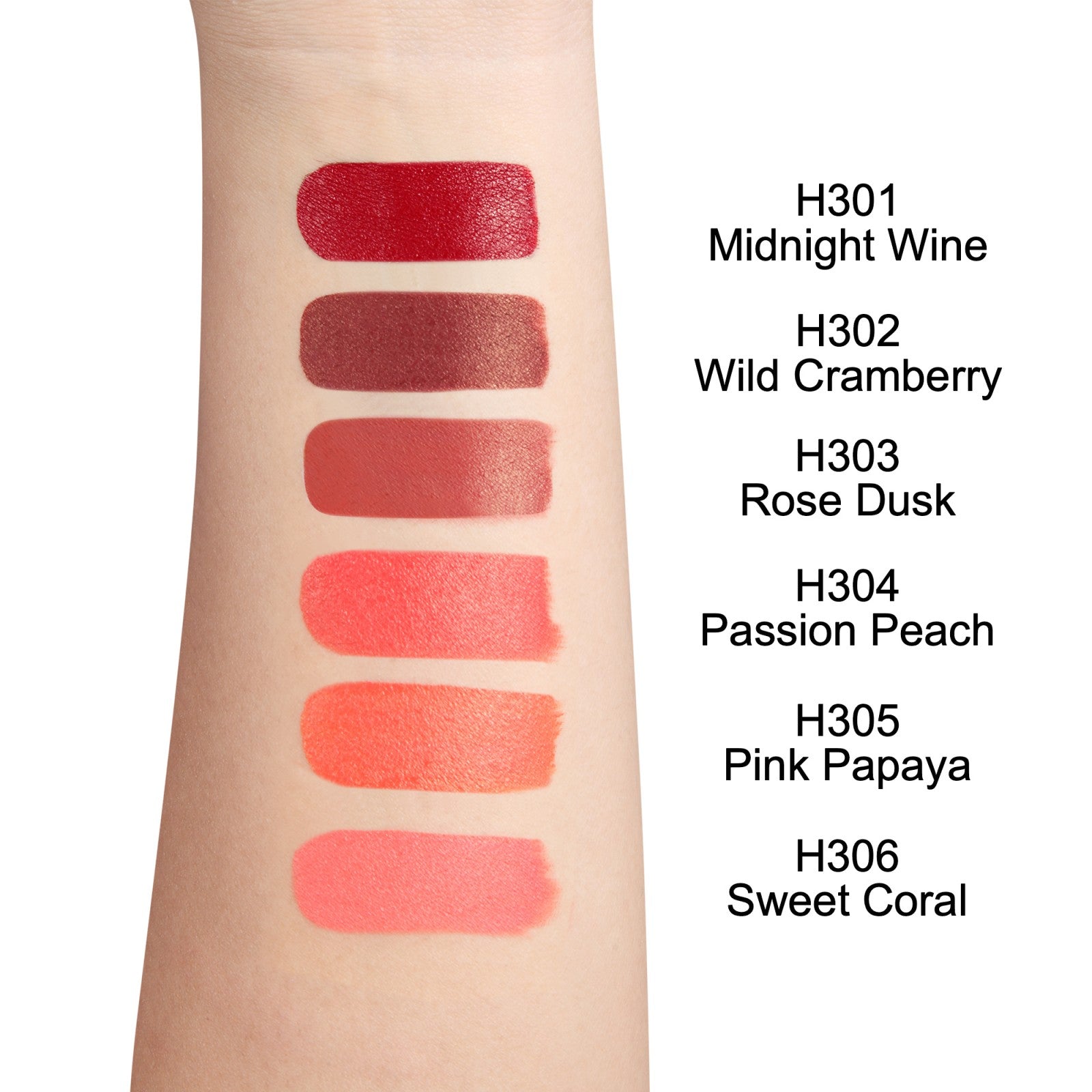 CHUSE PMU Hybrid Liquid Lips Pigments Shades 0.24oz/7ml (H301 Midnight Wine)