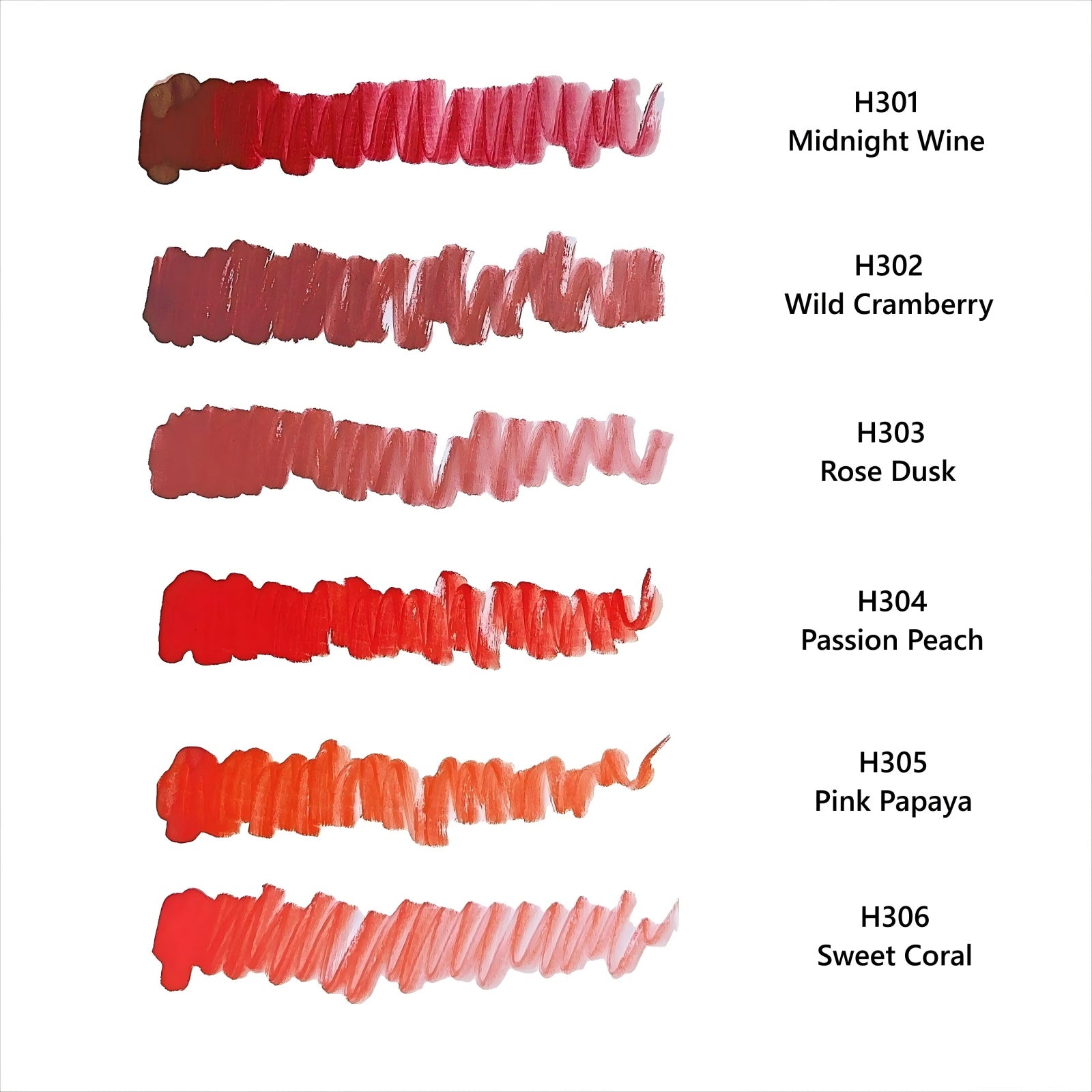 CHUSE PMU Hybrid Liquid Lips Pigments Shades 0.24oz/7ml (H301 Midnight Wine)