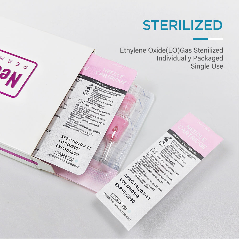 Cartouches d'aiguilles de tatouage PMU CHUSE V6 Pink (10 pièces)