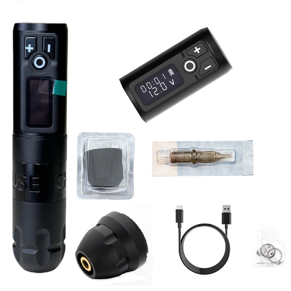 CHUSE Wireless Tattoo PMU Machine – Professional Rotary Pen for