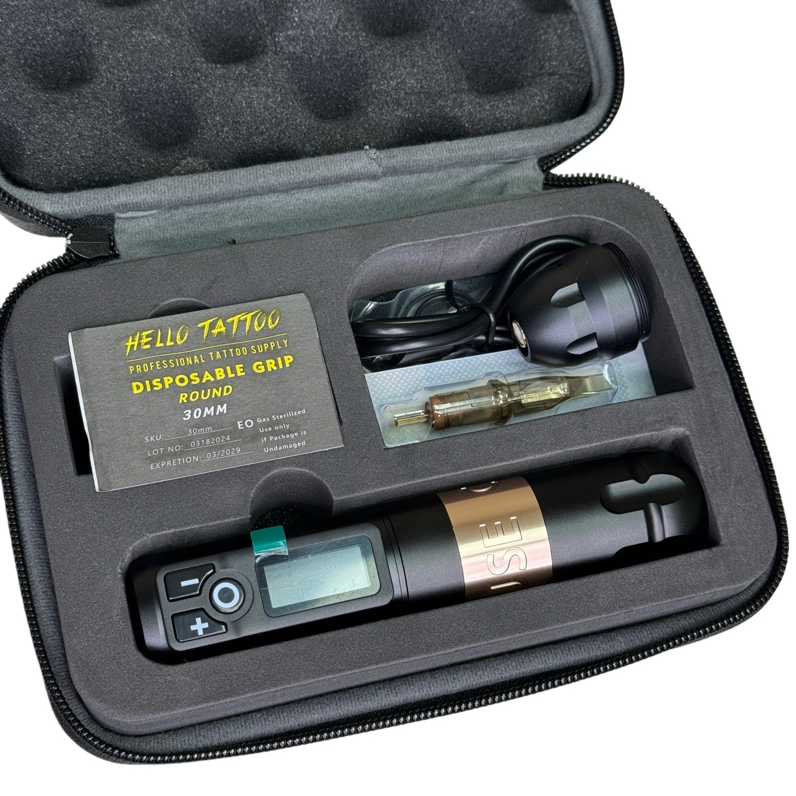 CHUSE Wireless Tattoo PMU Machine – Professional Rotary Pen for