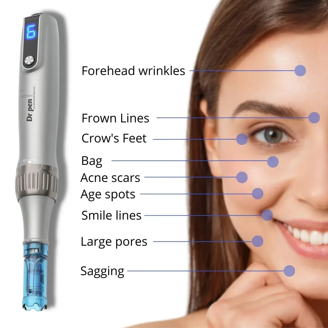 Dr. Pen Ultima M8S Microneedling Pen – 18000 RPM, LED Display