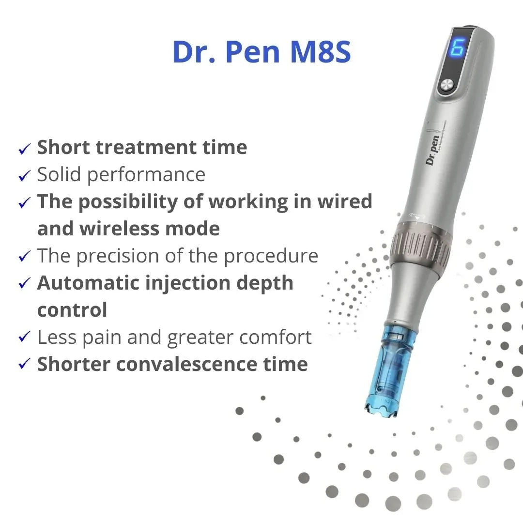 Dr. Pen Ultima M8S Professional Microneedling Pen - Wireless, Easy to