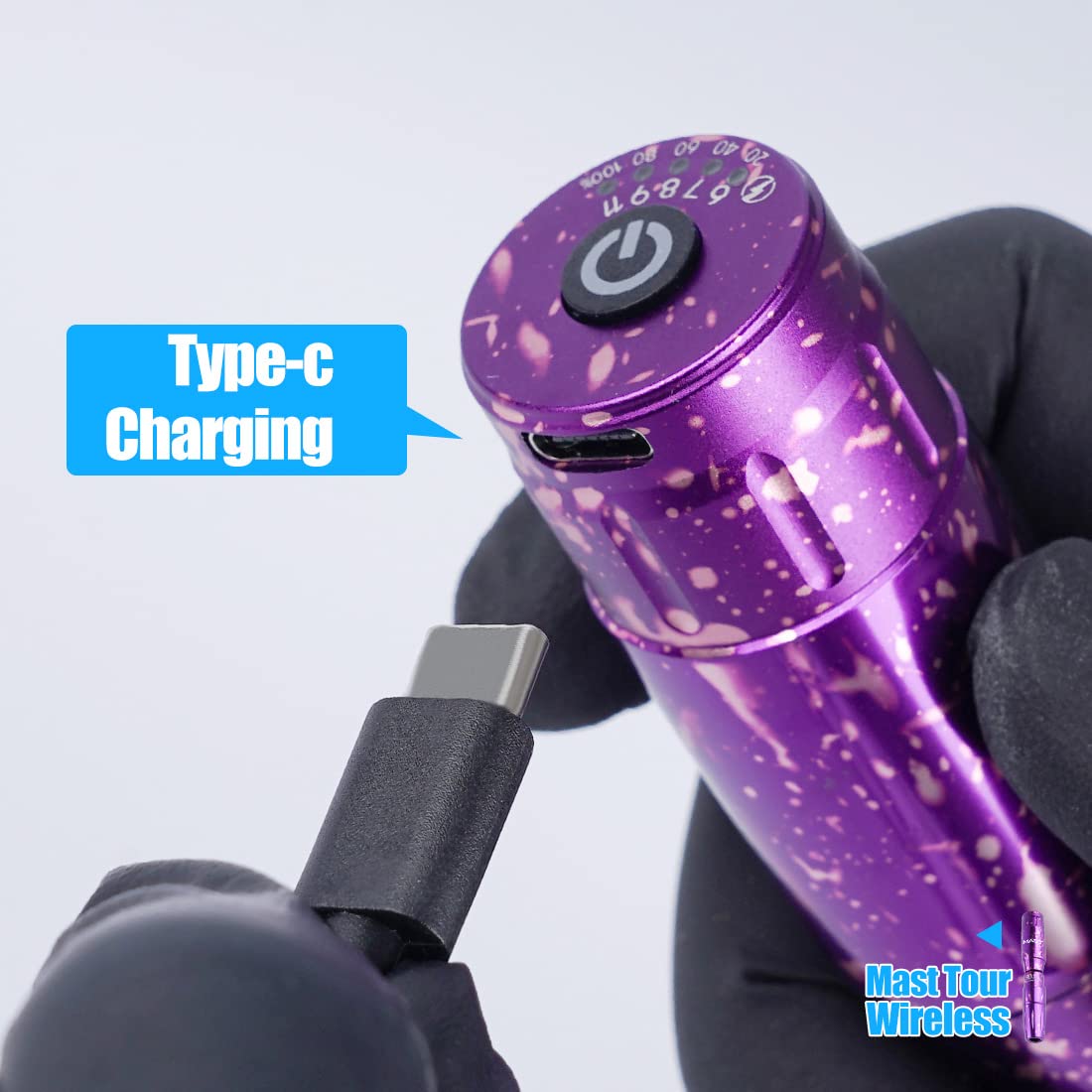 Mast Wireless Tattoo Battery Power Supply RCA Connect