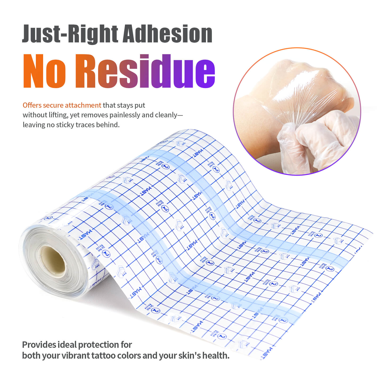 Mast Tattoo Aftercare Wrap Dual-Tear Tattoo Protection Film
