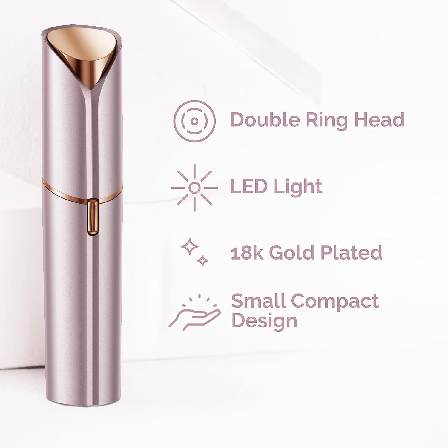 Painless Electric Facial Hair Remover for Women