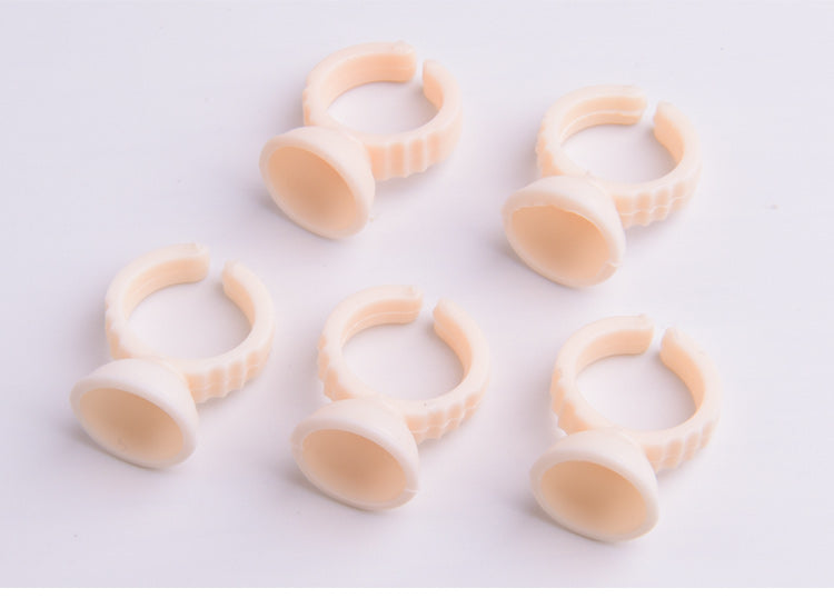 Disposable Tattoo/PMU Pigment Silicone Ring Cups - 100Pcs