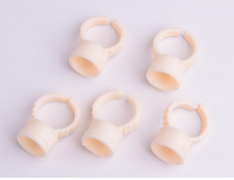 Disposable Tattoo/PMU Pigment Silicone Ring Cups - 100Pcs