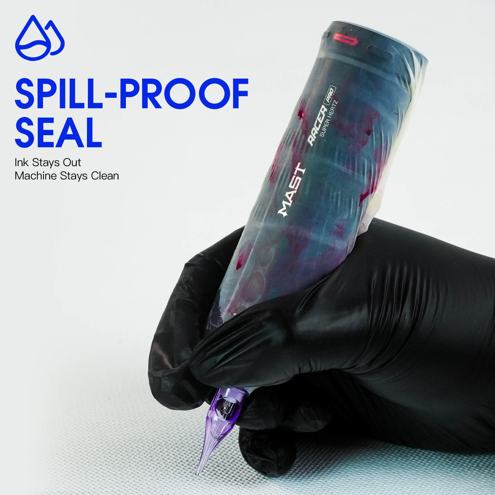 MAST Bio Guard Shield Pro | Medical-Grade Disposable Protective Covers for Tattoo Machines – Box of 50